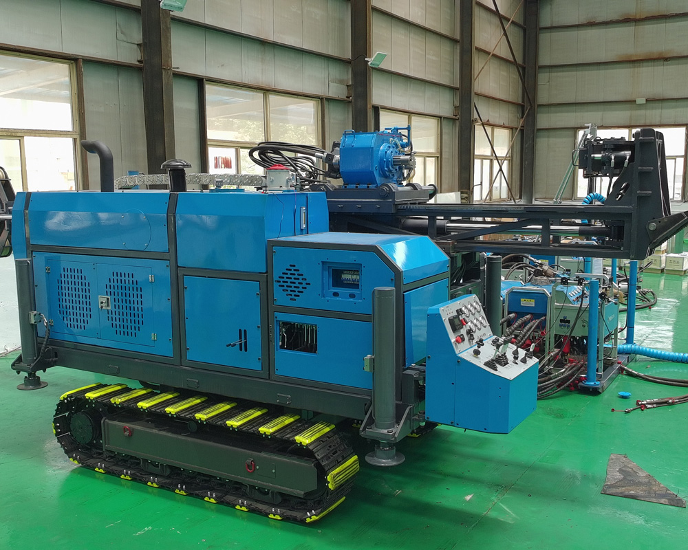 CR1000I Mesin Bor - Sasis Crawler dan Sistem Lumpur