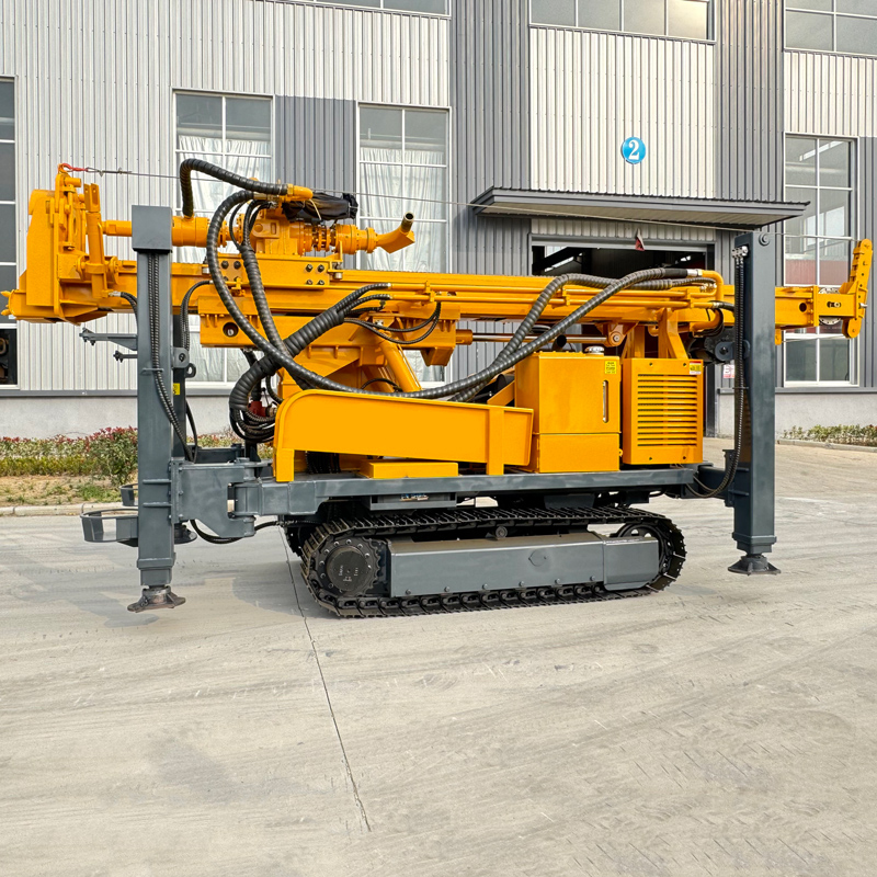 Tampilan Keseluruhan Rig Bor Reverse Circulation Crawler WR400RC