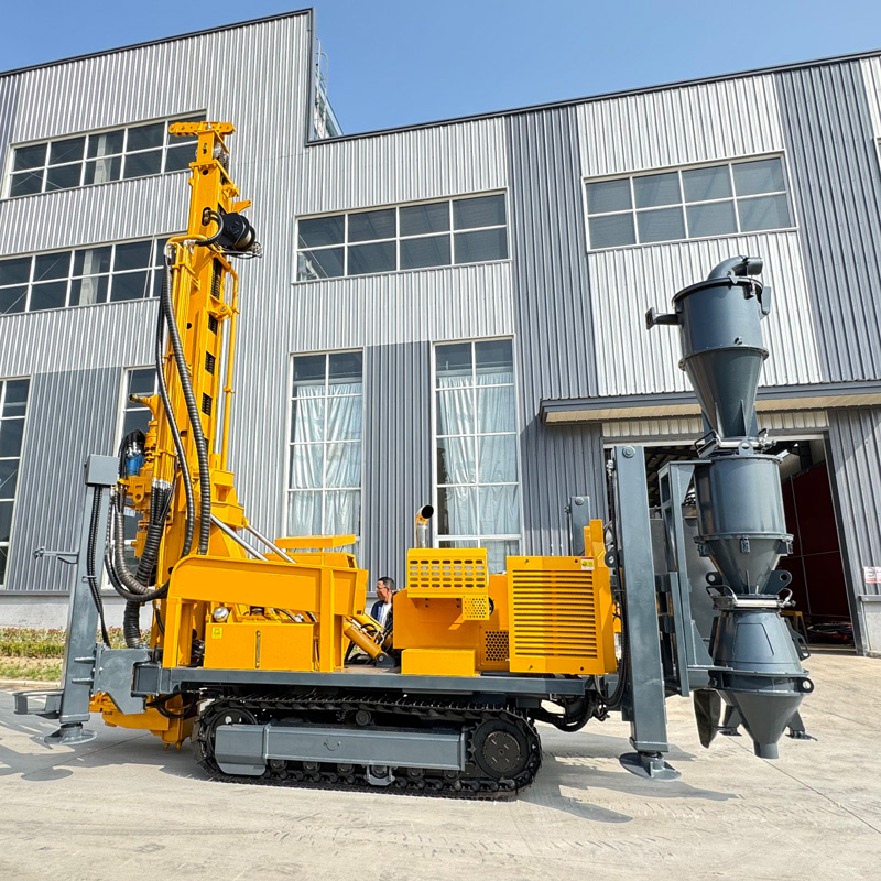 Tampilan Keseluruhan Rig Bor Reverse Circulation Crawler WR600RC-CS3