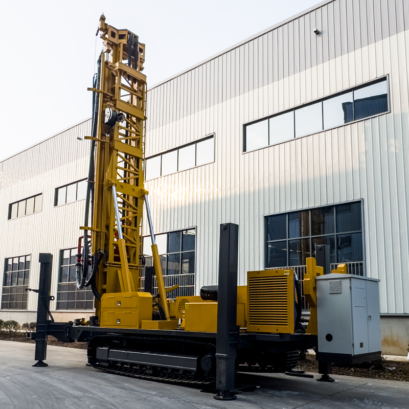 Tampilan Unit Rig Sumur Air Crawler Diesel-Listrik WR1200SL