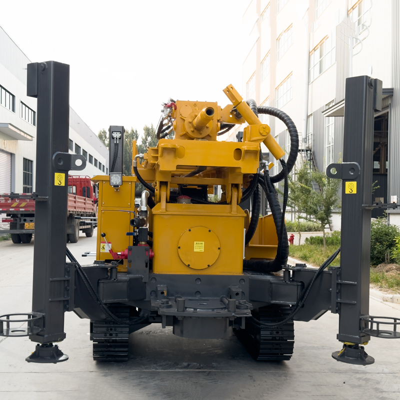 Detail Sasis dan Kaki Rig Bor Hidraulik Penuh WR300SE