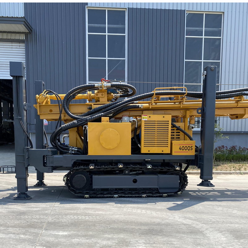 Struktur Sasis Crawler dan Kaki Rig Bor Air WR400QS