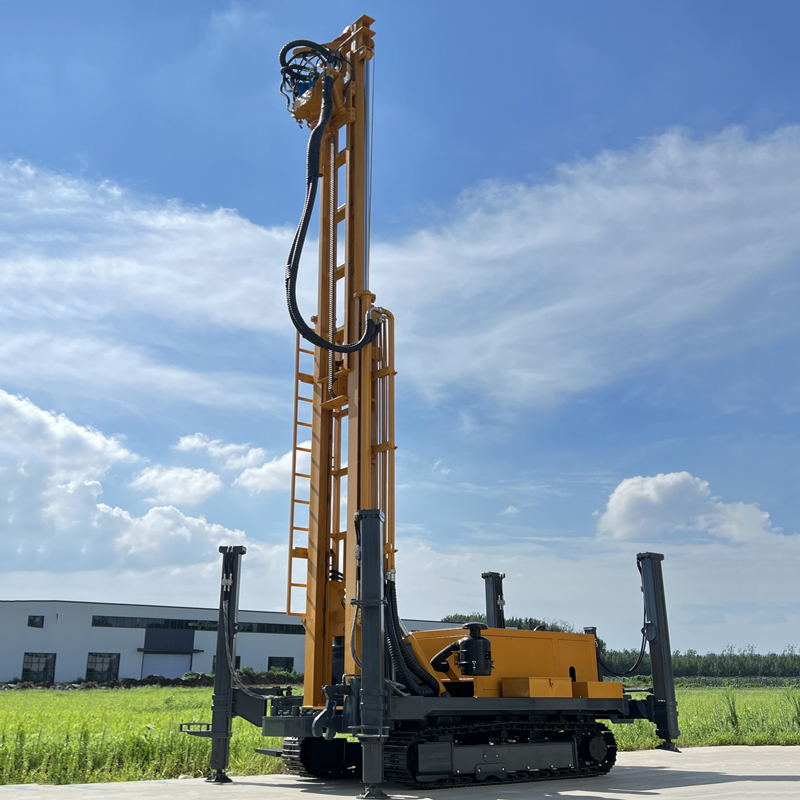 Tampilan Keseluruhan Rig Sumur Air Crawler WR450SE