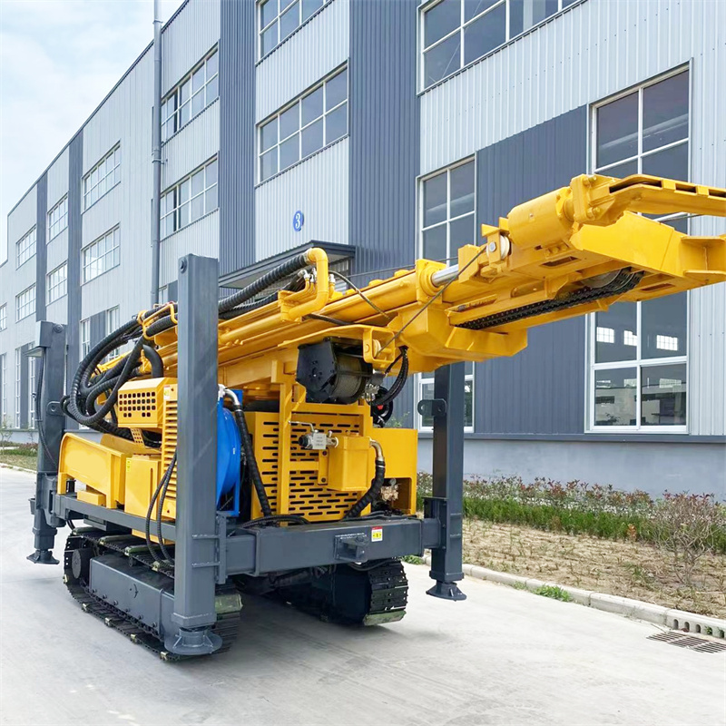 Struktur sasis crawler dan kaki rig sumur bor 500 meter WR500S