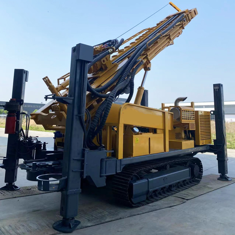 Detail Sasis Crawler Rig Bor Sumur Air Dalam Kelas 600 Meter WR600S